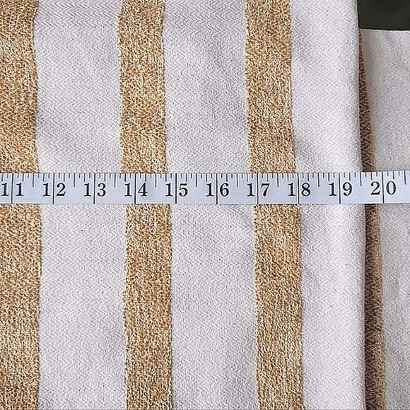 IKEA Knipparv woven striped square pillow cases - Picture 4 of 10